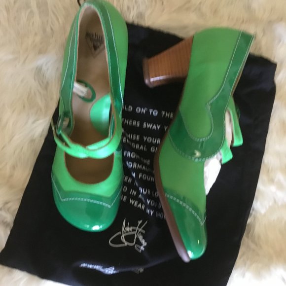 John Fluevog Marcello style shoes size 12 W 10M New (fits 11-11.5) - Picture 2 of 3